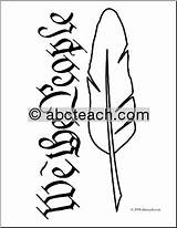 Coloring Pages Quill Getcolorings Preschool sketch template