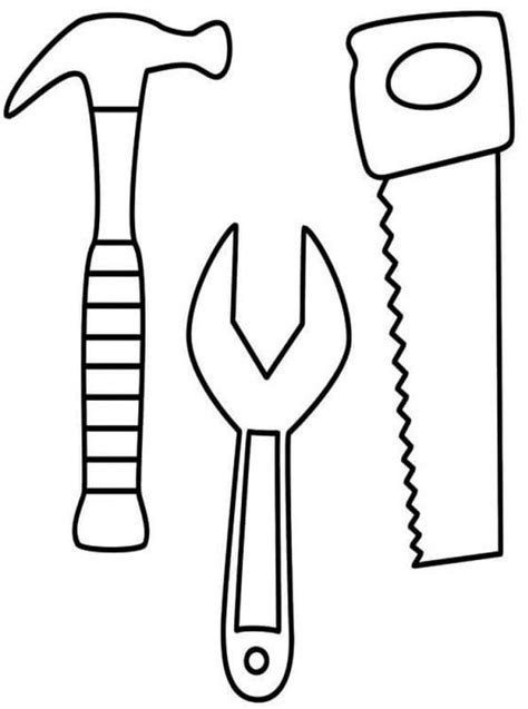 tools coloring page  printable coloring pages  kids