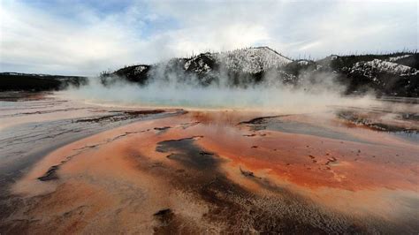 drone crashes  famous yellowstone spring science tech news sky news