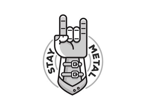 stay metal  andy rothwell  dribbble
