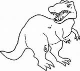 Rex Coloring Dinosaur Tyrannosaurus Color Baby Drawing Simple Pages Printable Draw Print Getdrawings Getcolorings Wecoloringpage sketch template