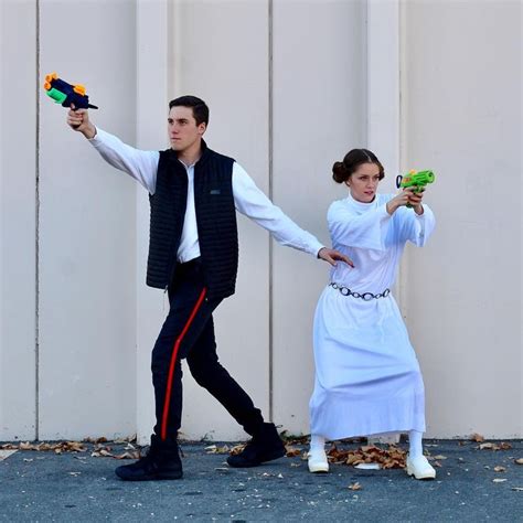 Han Solo Princess Lea Halloween Costume Idea In 2019