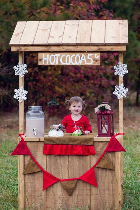 hot cocoa stand prop bunting  runner   brittany nottingham