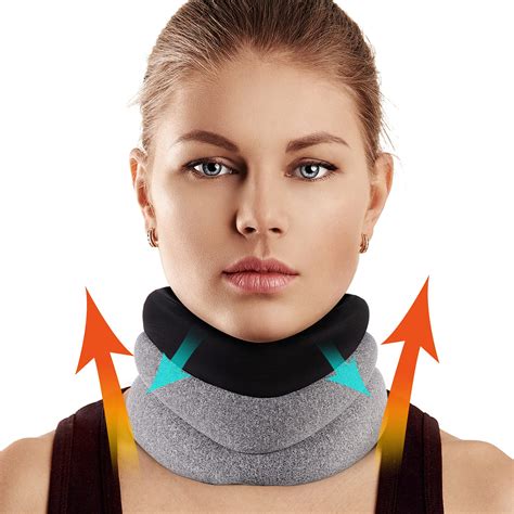soft foam neck brace universal cervical collar adjustable neck support brace  sleeping