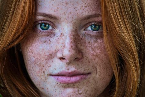 stare contest redheads freckles