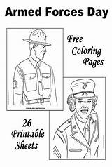 Coloring Pages Military Armed Kids Raisingourkids Forces Books sketch template