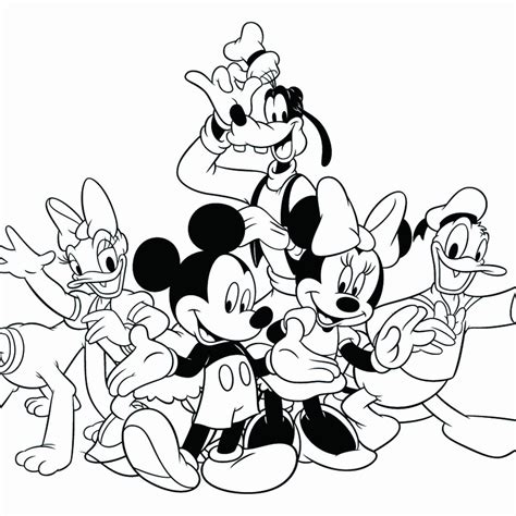 colouring pages mickey mouse clubhouse kids  funcom  coloring