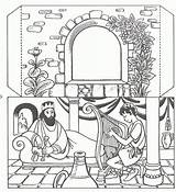 Saul Cave Harp Goliat Tries König Testament Dominical Samuel Southwestdanceacademy Religionsunterricht sketch template