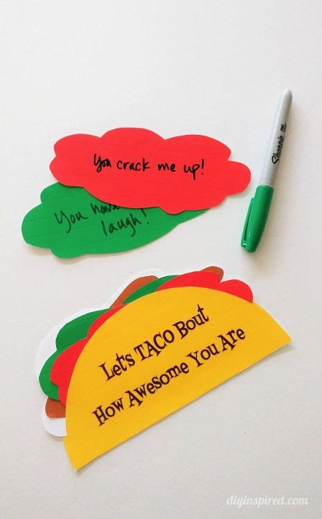 lets taco bout  awesome    printable greeting cards