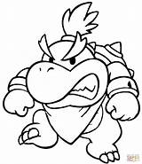 Coloring Pages Bowser Printable Popular sketch template
