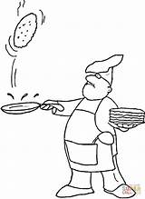 Crepes Pfannkuchen Fette Dicke Pancake Ausmalbild Sauter Zum Zeichnen sketch template