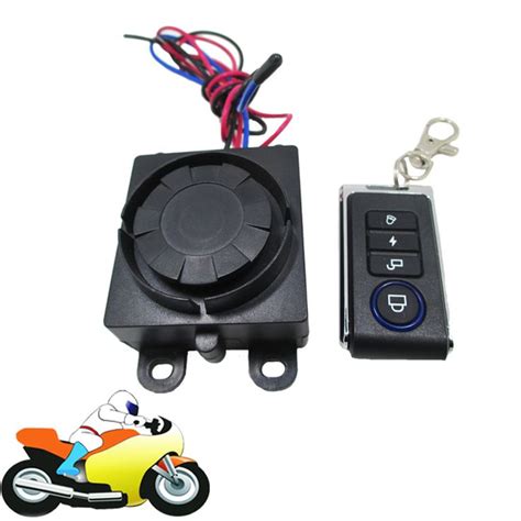 motorcycle scooter bike alarm system moto anti theft security alarm protection wireless