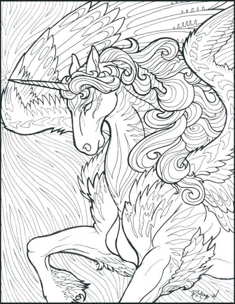 lovely idea hard unicorn coloring pages drawing cute