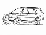 Car Coloring Pages Cars Suv Smart Drawing Kids Classic Range Convertible Miscellaneous Terrain Getdrawings Minivan sketch template