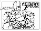 Deathstroke Coloring Drawittoo Draw Too Colouring Arkham Slade Wilson Games sketch template