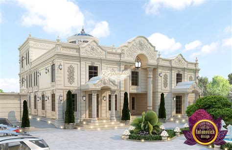 luxury classic villa exterior