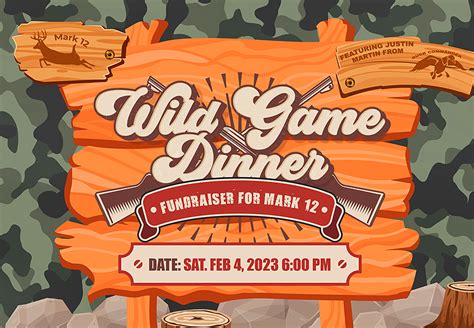 wild game dinner fundraiser mark  ministries