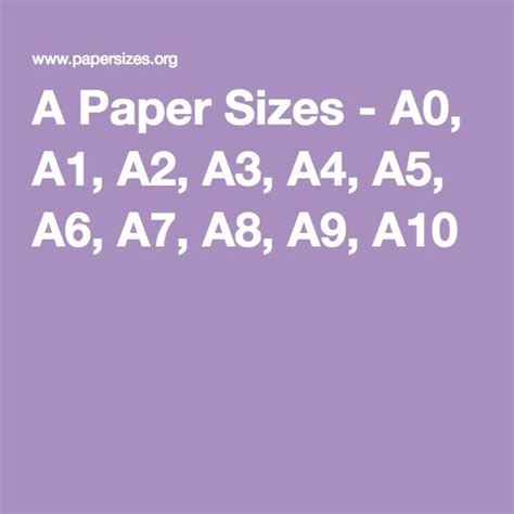 a paper sizes a0 a1 a2 a3 a4 a5 a6 a7 a8 a9 a10 planners