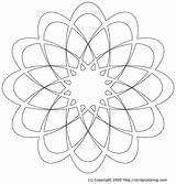 Rose Window Dahlia Coloring Pages sketch template