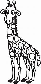 Giraffe Coloring Cartoon Pages Clipart Colouring Clip Drawing Cliparts Girraffe Line Color Printable Print Clipartmag Netart Getdrawings Library Use sketch template
