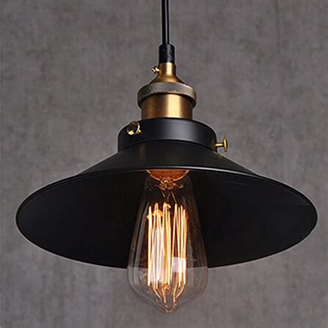 Retro Pendant Light Shade Vintage Industrial Ceiling Lighting Led