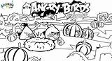 Angry Coloring Bird Pages Birds Season Printables Preschool Halloween Sheets sketch template