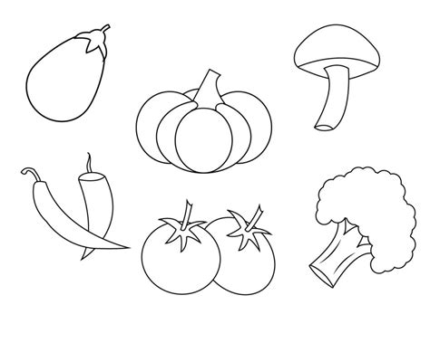 kindergarten vegetable coloring pages ideas bafsvzv