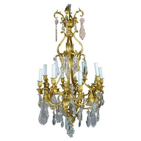 georgian style cut crystal  light chandelier  sale  stdibs