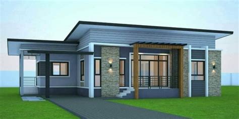 elevated bungalow house design  floor plan