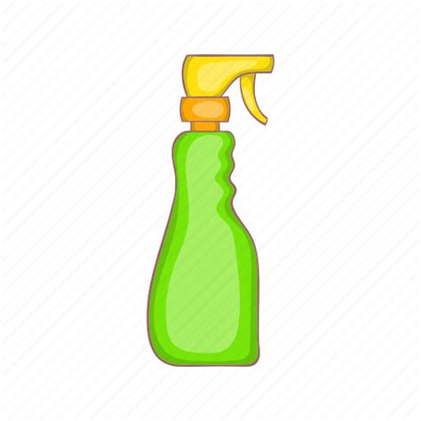 aerosol bottle cartoon cleaner plastic spray sprayer icon