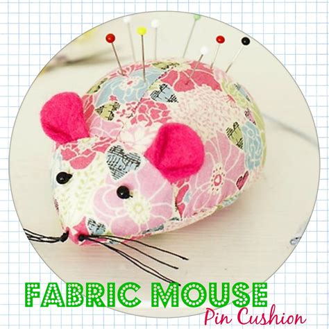 Fabric Mouse Pin Cushion Diy Pin Cushions Sewing