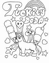 Swear Adults Unicornios Unicornio sketch template