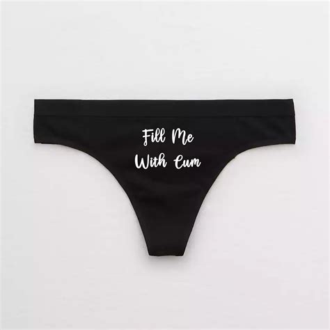 Fill Me With Cum Panties Celestial Red Shop