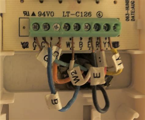 wiring honeywell rth wifi thermostat wiring questions   heat