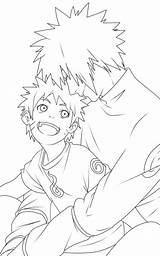 Naruto Minato Lineart Coloring Pages Drawings Deviantart Anime Shippuden Sasuke Sketch Kids Categories Kakashi Favourites Add Choose Board Manga Uzumaki sketch template