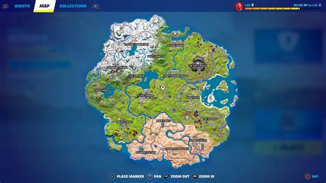 fortnite chapter  season  map  locations pois explained