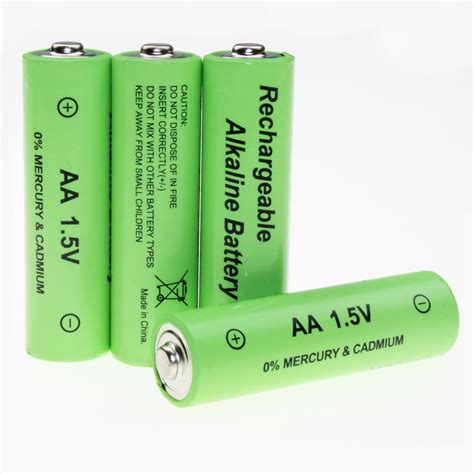 pcs  aa alkaline rechargeable battery mah  rechargeable