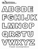Capital Letters Alphabet Coloring Printable Pages English Printables Thank Please sketch template