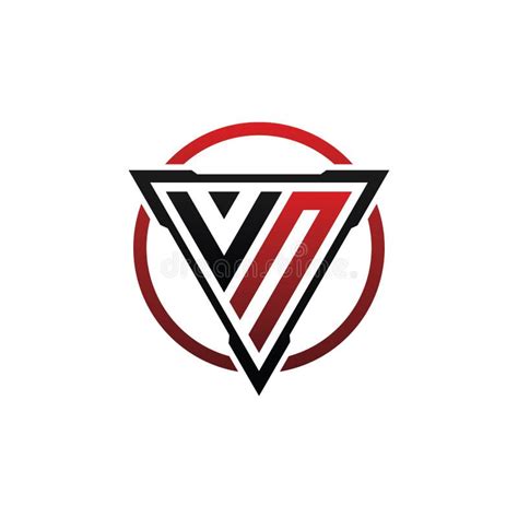 vn letter logo icon design template elements stock vector illustration  design emblem