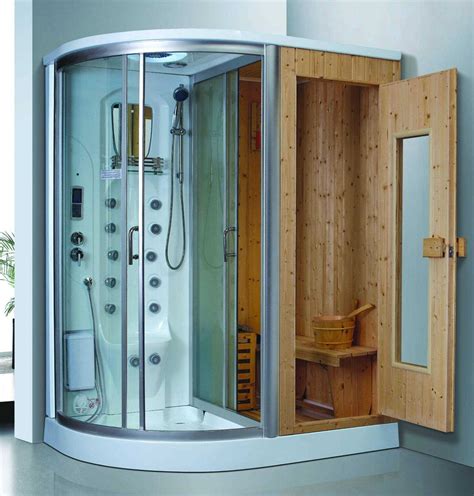 classic luxury steam sauna combo shower sauna combines wet steam