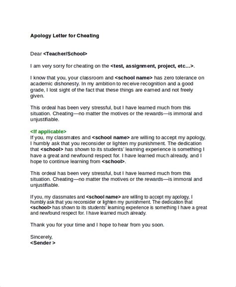 apologize  cheating