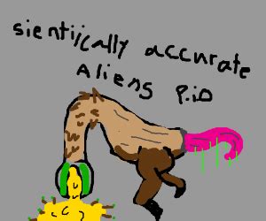 scientifically accurate aliens pio drawception