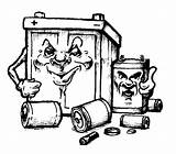 Waste Clipart Hazardous Drawing Clip Cliparts Sketch Cartoon Wastes Battery Getdrawings Landfill Household Library Graphics Designs Arts Recycle Animated Gifs sketch template