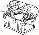 Treasure Bible Coloring Chest Heaven Hidden Pages Treasures Drawing Open Kids Box Crafts Colouring School Sunday Pirate Story Google Church sketch template