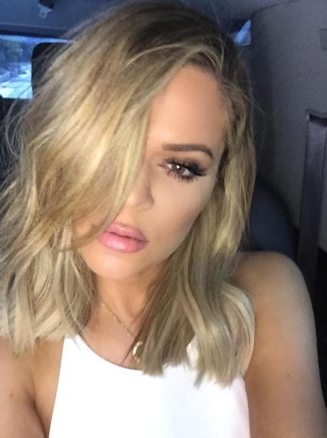 new hair don t care khloe kardashian goes for a short blonde do to