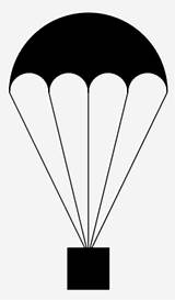 Parachute Skydiving Seekpng sketch template