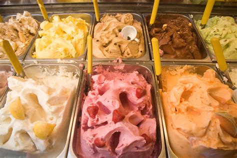 gelato  flavorful  ice cream