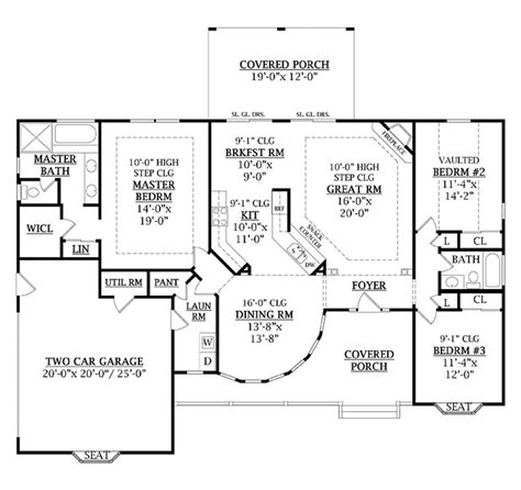 country style house plan  beds  baths  sqft plan   ranch house plans  house