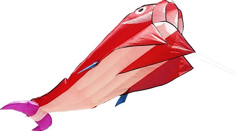 kizh kite giant 3d dolphin frameless soft parafoil kites