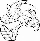 Hedgehog Kleurplaat Corriendo Sonadow Tails Downloaden sketch template
